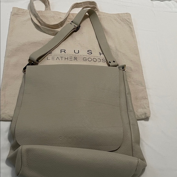 Taupe Leather Bag - Picture 3 of 5